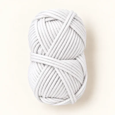 Yarn in white