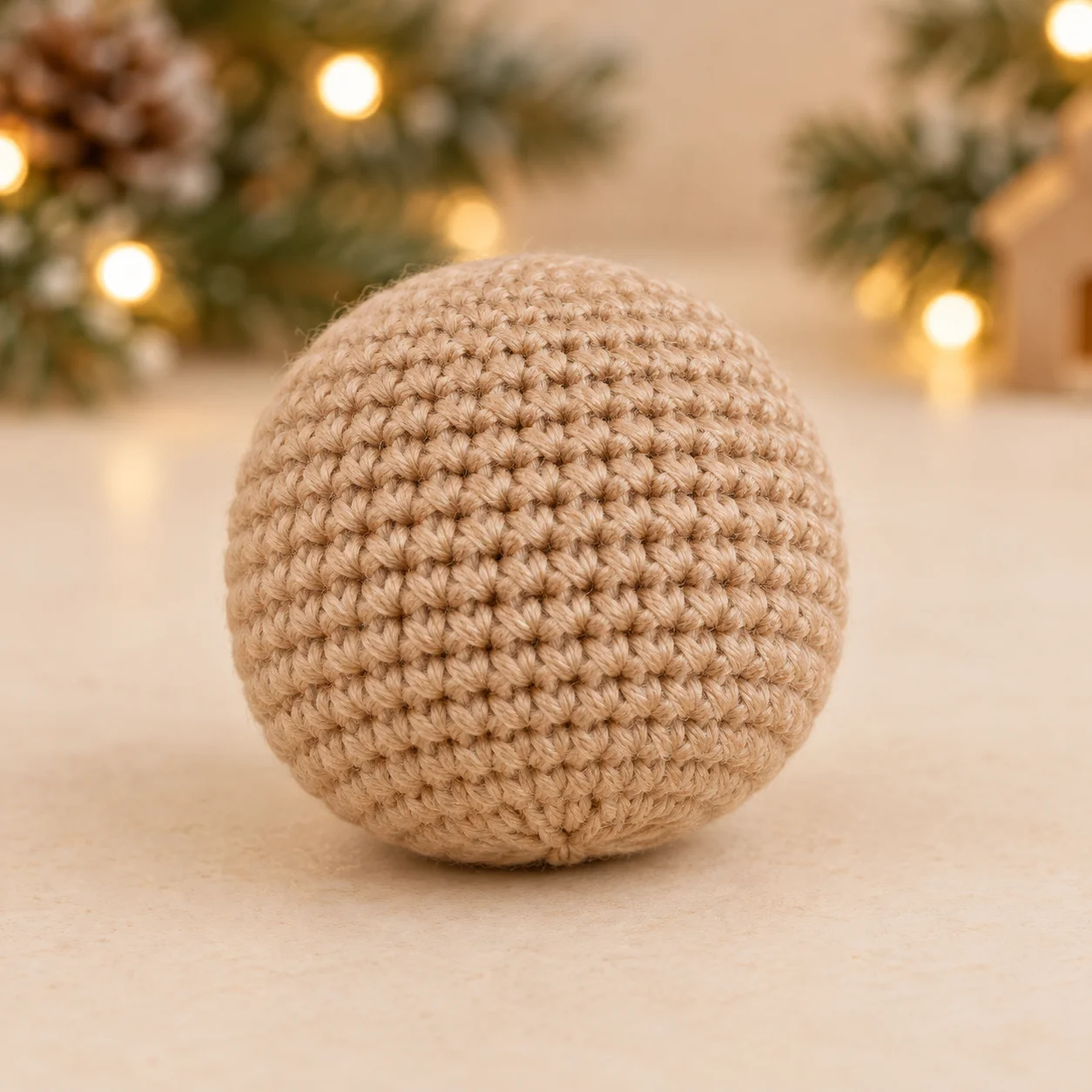 Crochet the rounded head